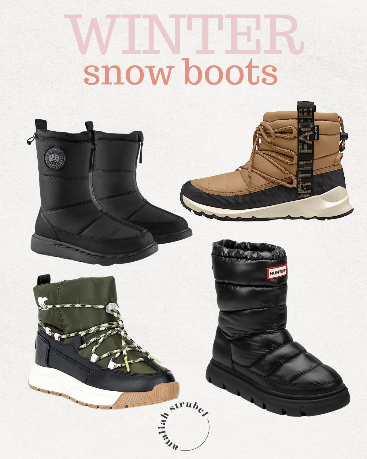 Waterproof snow boots! 

 #LTKootd #LTKSeasonal #LTKTravel