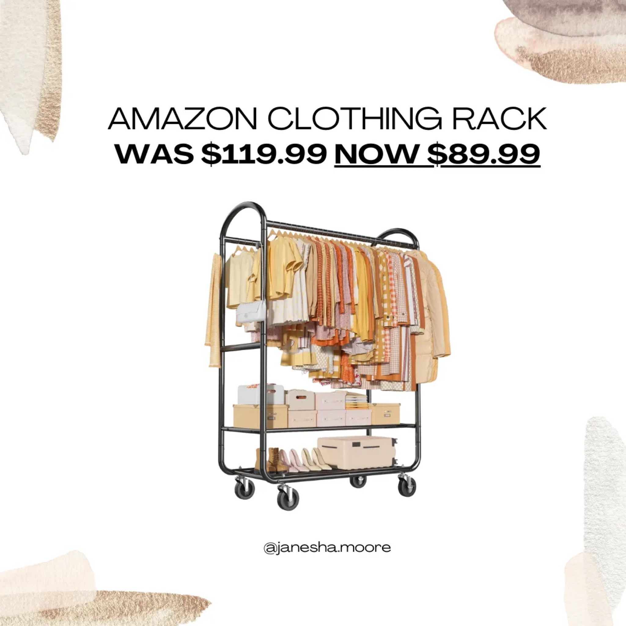 Amazon Clothing Rack | WAS $119.99 NOW $89.99

#LTKhome #LTKsalealert