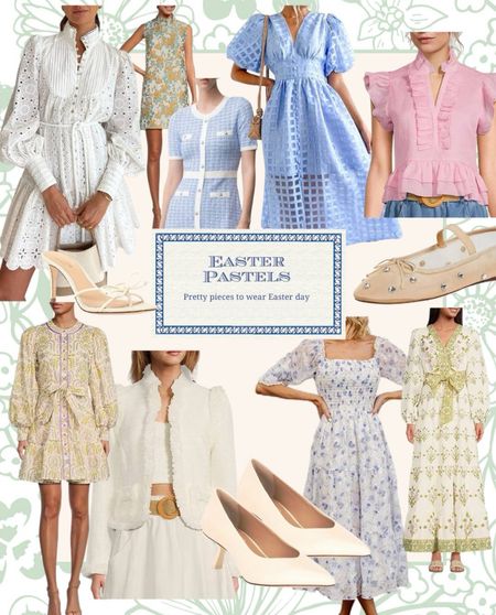 Step into Easter with a palette of pretty pastels, from delicate lace to soft sky blue. These ensembles combine timeless elegance with a touch of spring freshness. #EasterPastels #SpringFashion #LaceDetails #PastelOutfits #EasterElegance

#LTKbaby