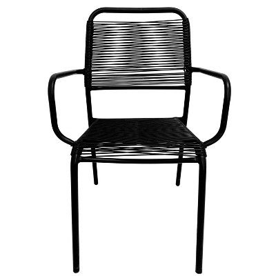 Silas Stack Chair - Black - Haven Way | Target
