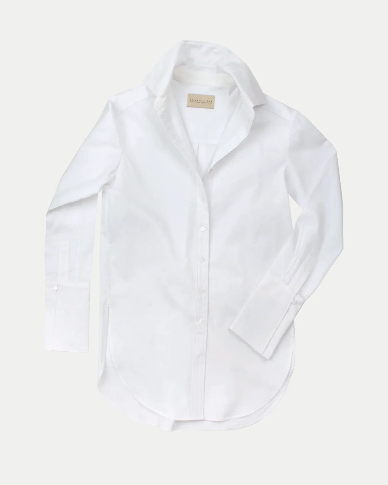 Donna White Button Down Shirt – Classic Six | Classic Six