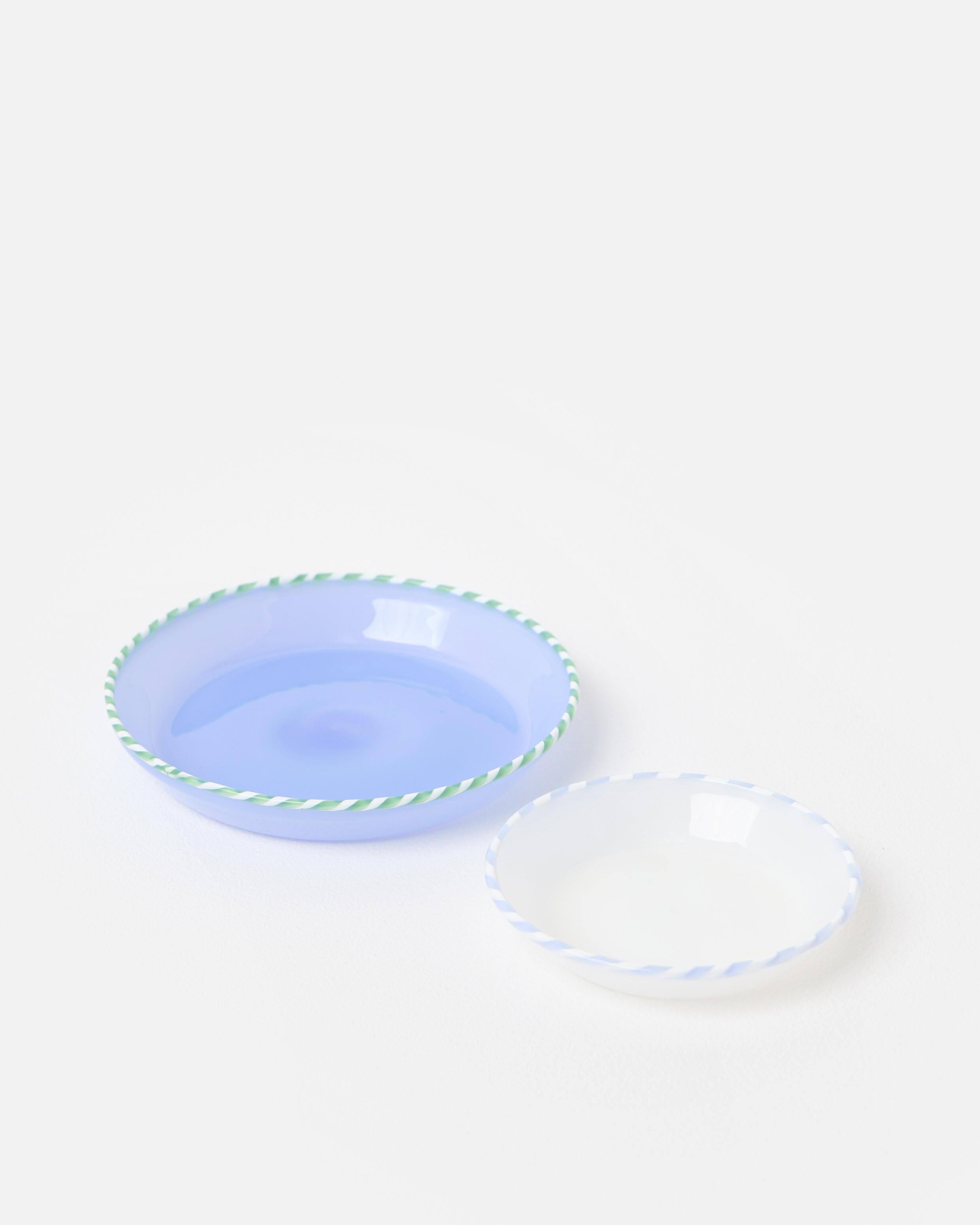Blue & Green Swirl Glass Trinket Dishes | Oliver Bonas | Oliver Bonas (Global)