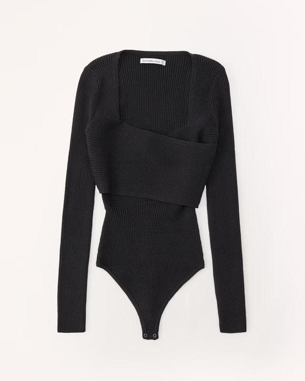 Women's LuxeLoft Wrap Bodysuit | Women's Tops | Abercrombie.com | Abercrombie & Fitch (US)
