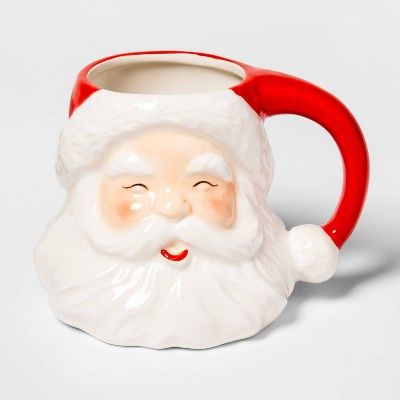 15oz Earthenware Santa Mug - Threshold™ | Target