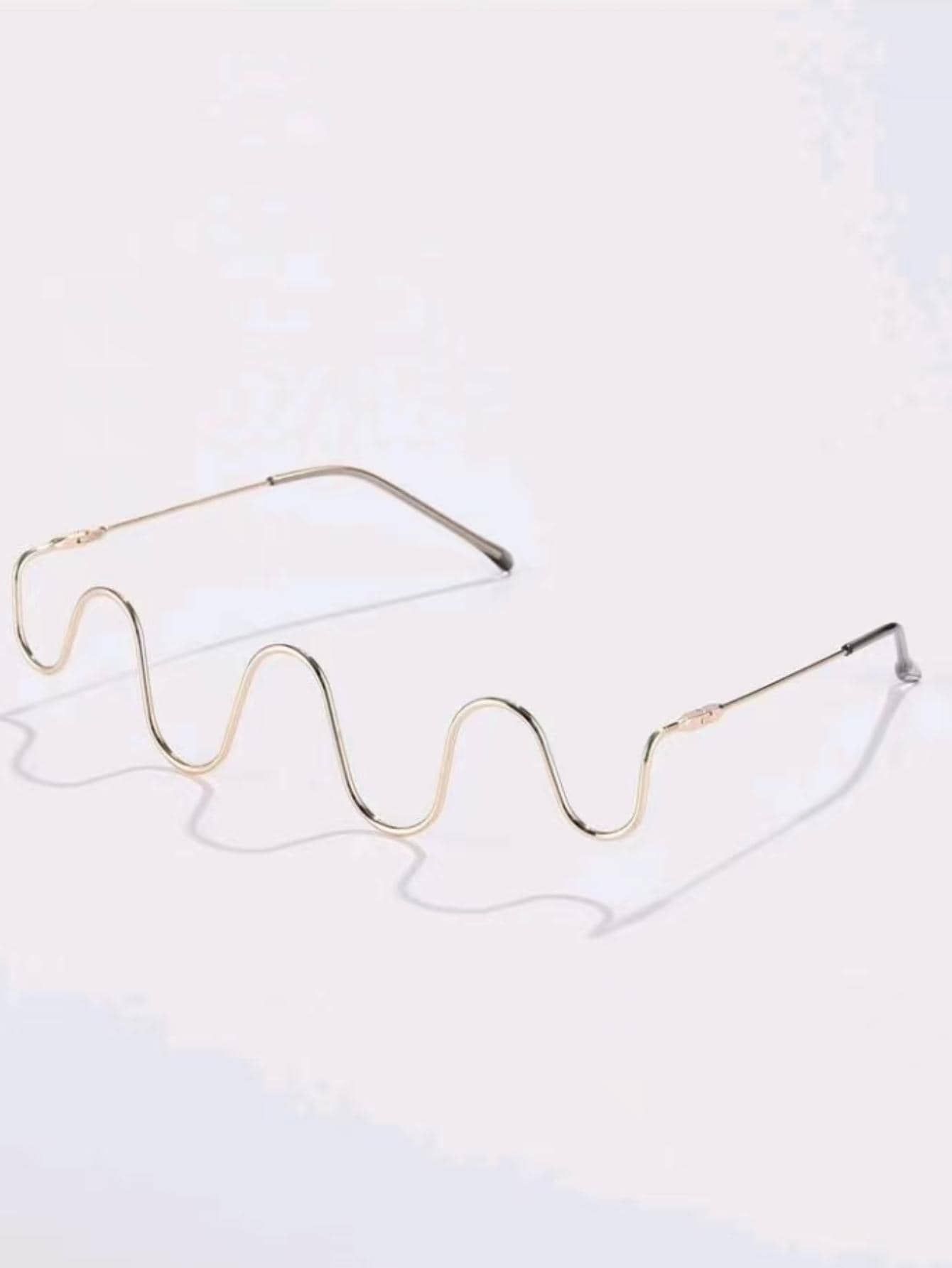 Wave Design Glasses Frame | SHEIN