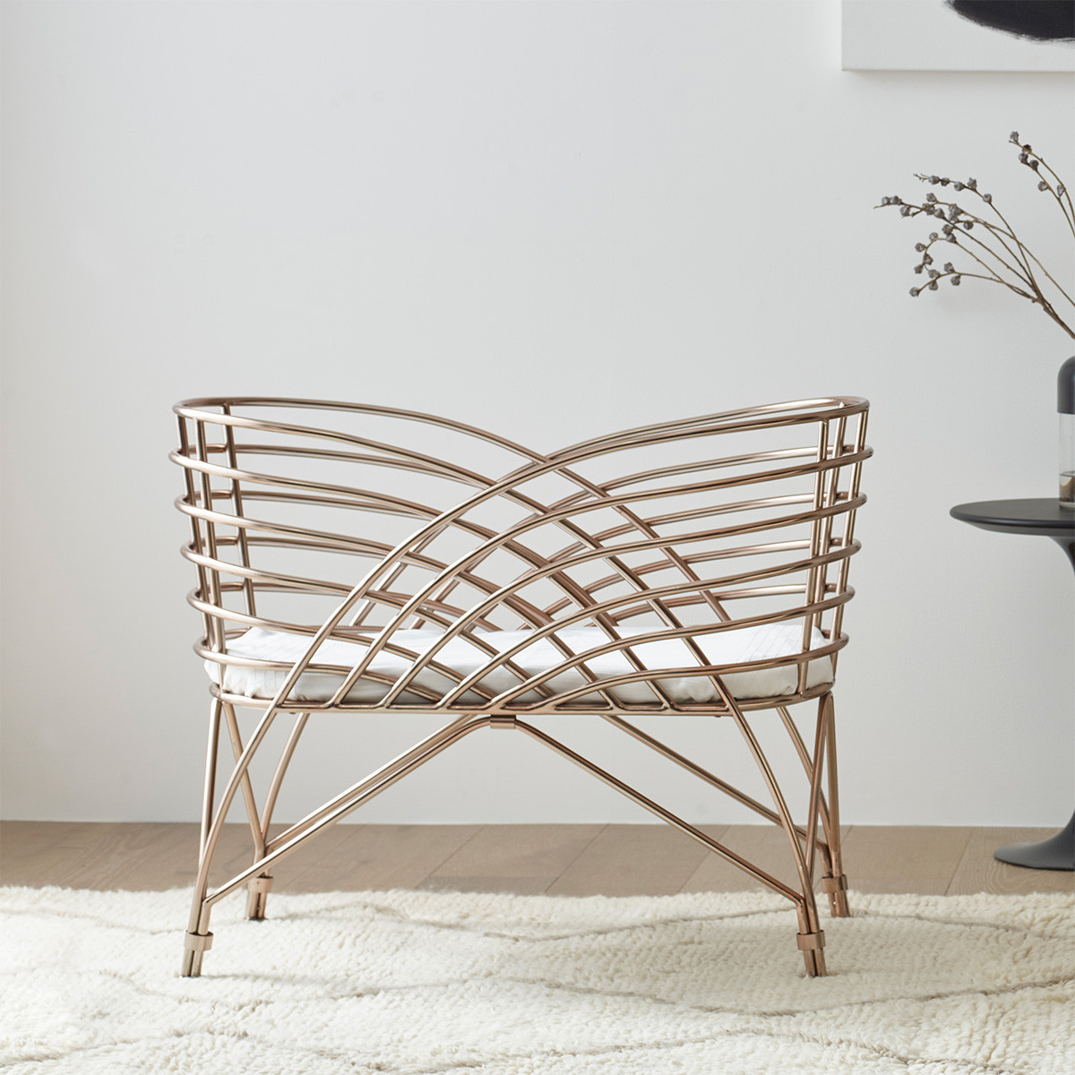 Nursery Works Aura Metal Bassinet | The Tot