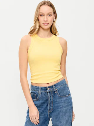Snug Crop Tank Top | Old Navy (CA)