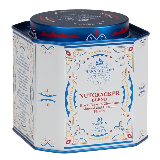 Harney & Sons Nutcracker Blend | 30 ct sachet tin | Amazon (US)