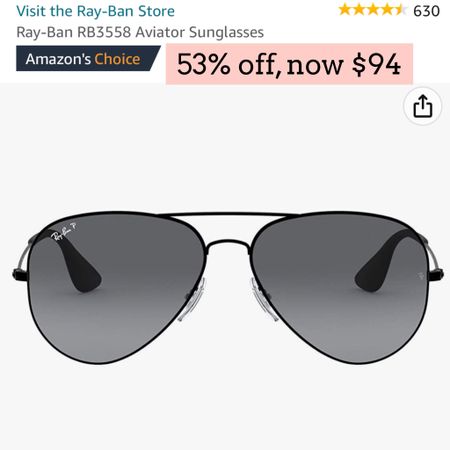 RayBan aviator sunglasses 

#LTKtravel #LTKsalealert #LTKSeasonal