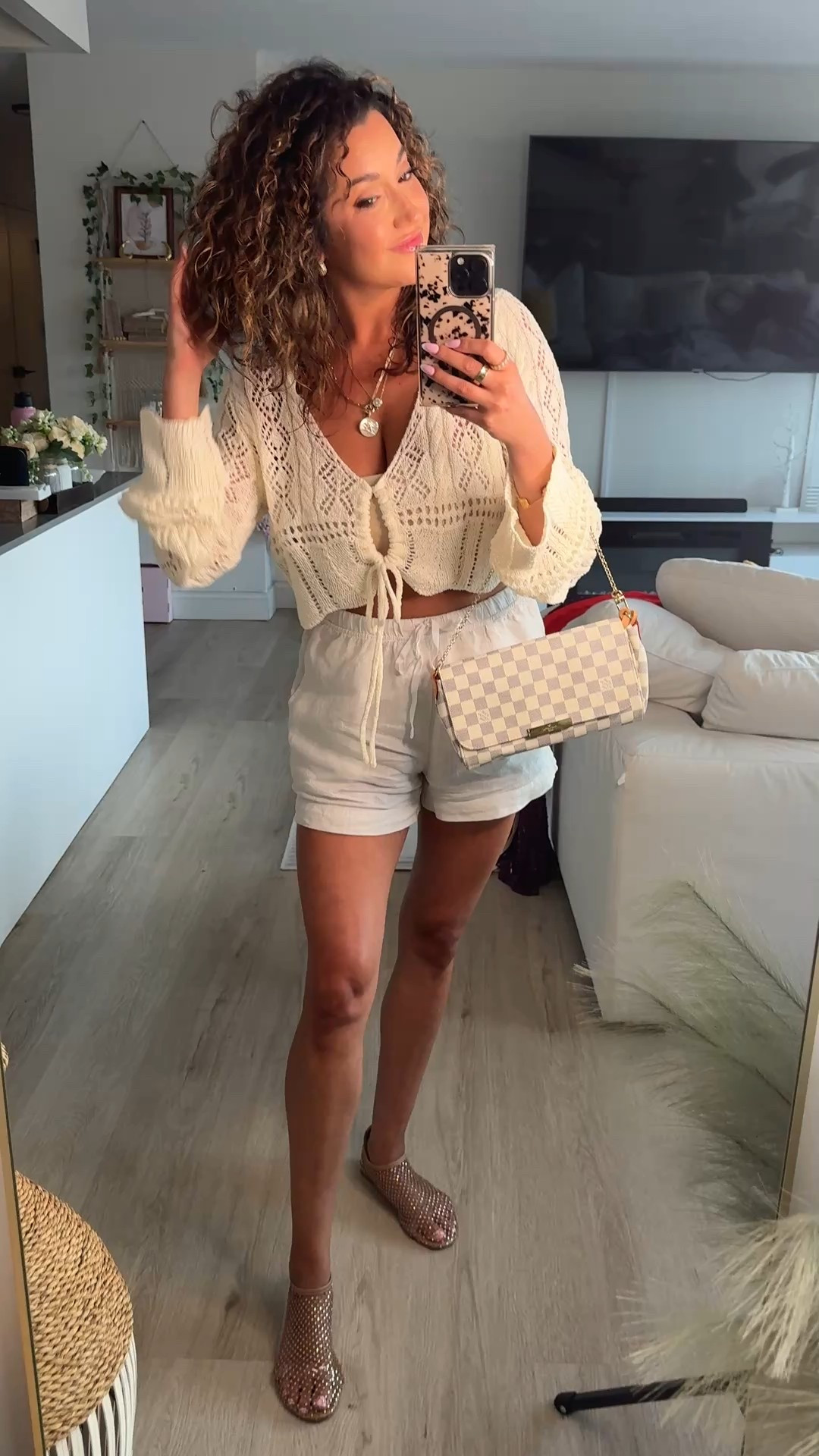 I’m wearing a size M in the top and a Small in the shorts 

#LTKBeauty #LTKStyleTip #LTKU