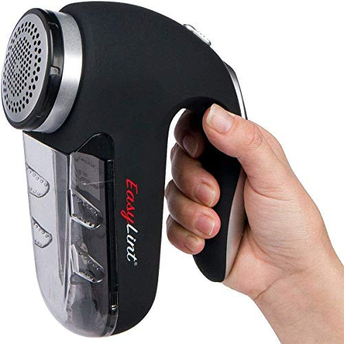 EasyLint Professional Fabric Shaver Lint Remover, Electric Sweater Shaver for Clothes & Furniture Works with AC Adapter or Batteries, Pilling Remover with 2-Blades, Cleaning Brush & Power Cord | Amazon (US)