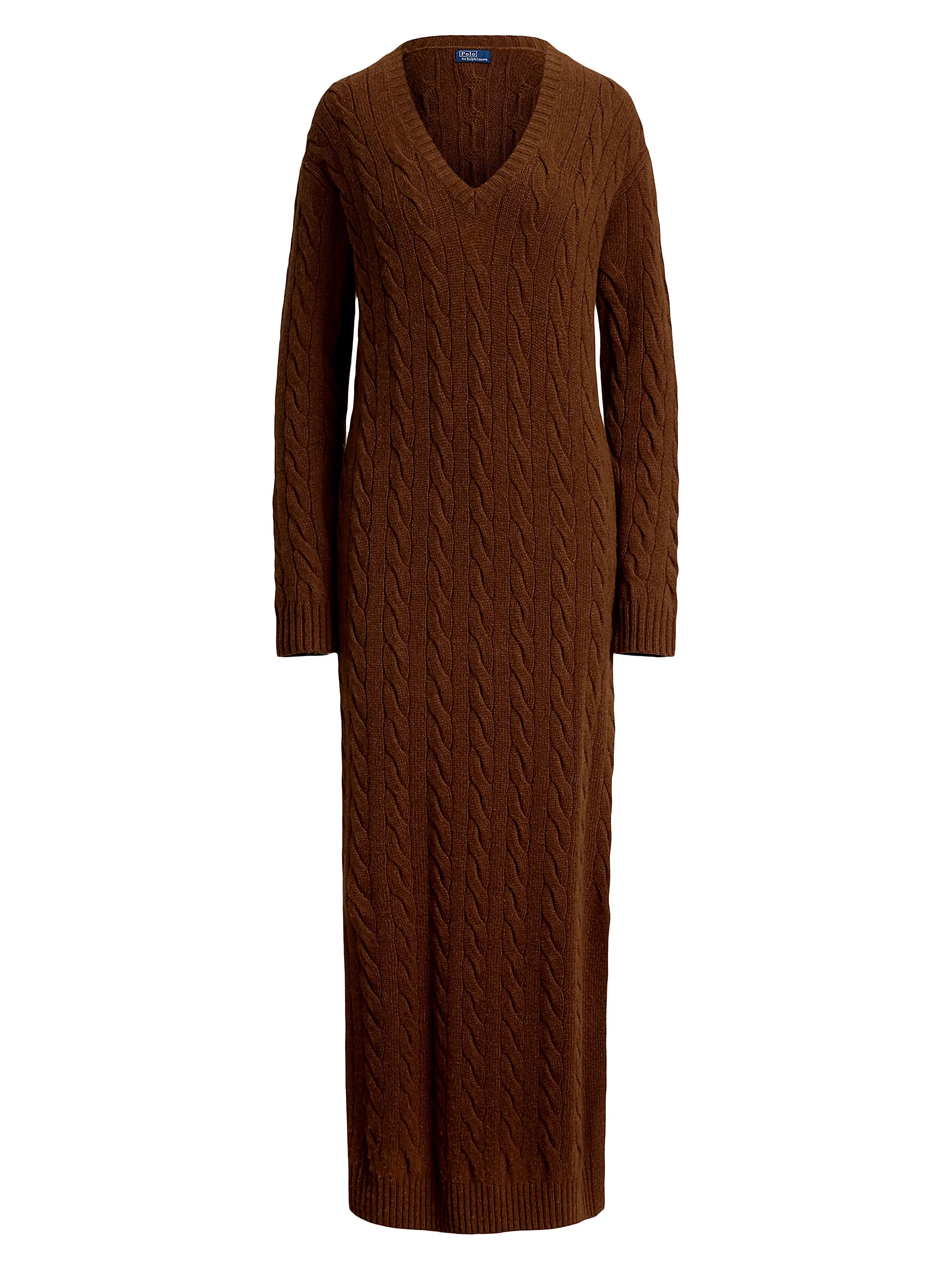 Cable-Knit Wool-Blend Maxi Sweaterdress | Saks Fifth Avenue
