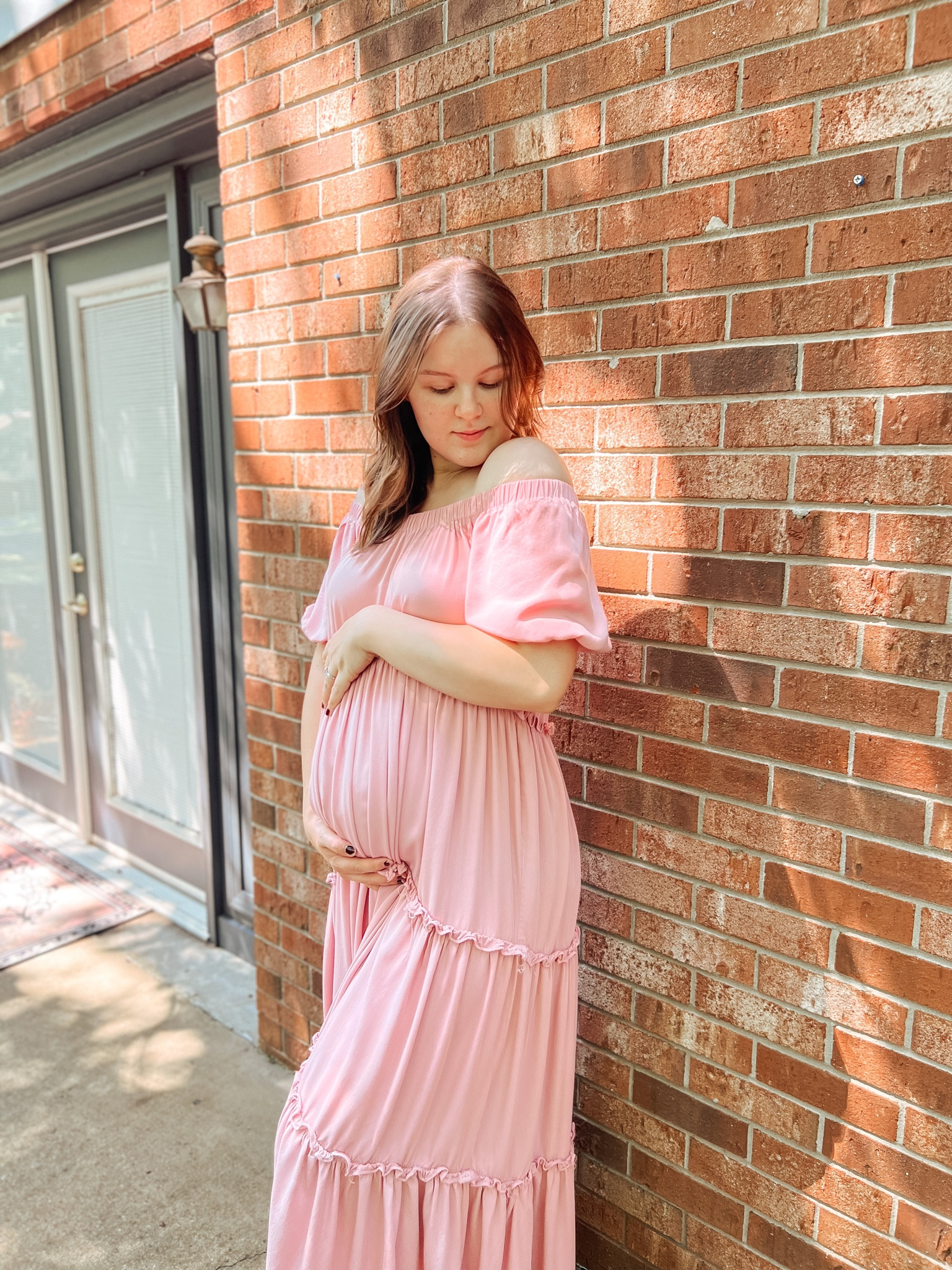 Wearing a size small

Pinkblush maternity dress, off shoulder ruffle tiered maxi, affordable maternity fashion, pregnancy, pregnant, girl mom, motherhood, mama, new mom, second time mom, pink, mauve, dusty rose, flowy, baby shower, maternity photoshoot

#LTKunder100 #LTKbump #LTKitbag