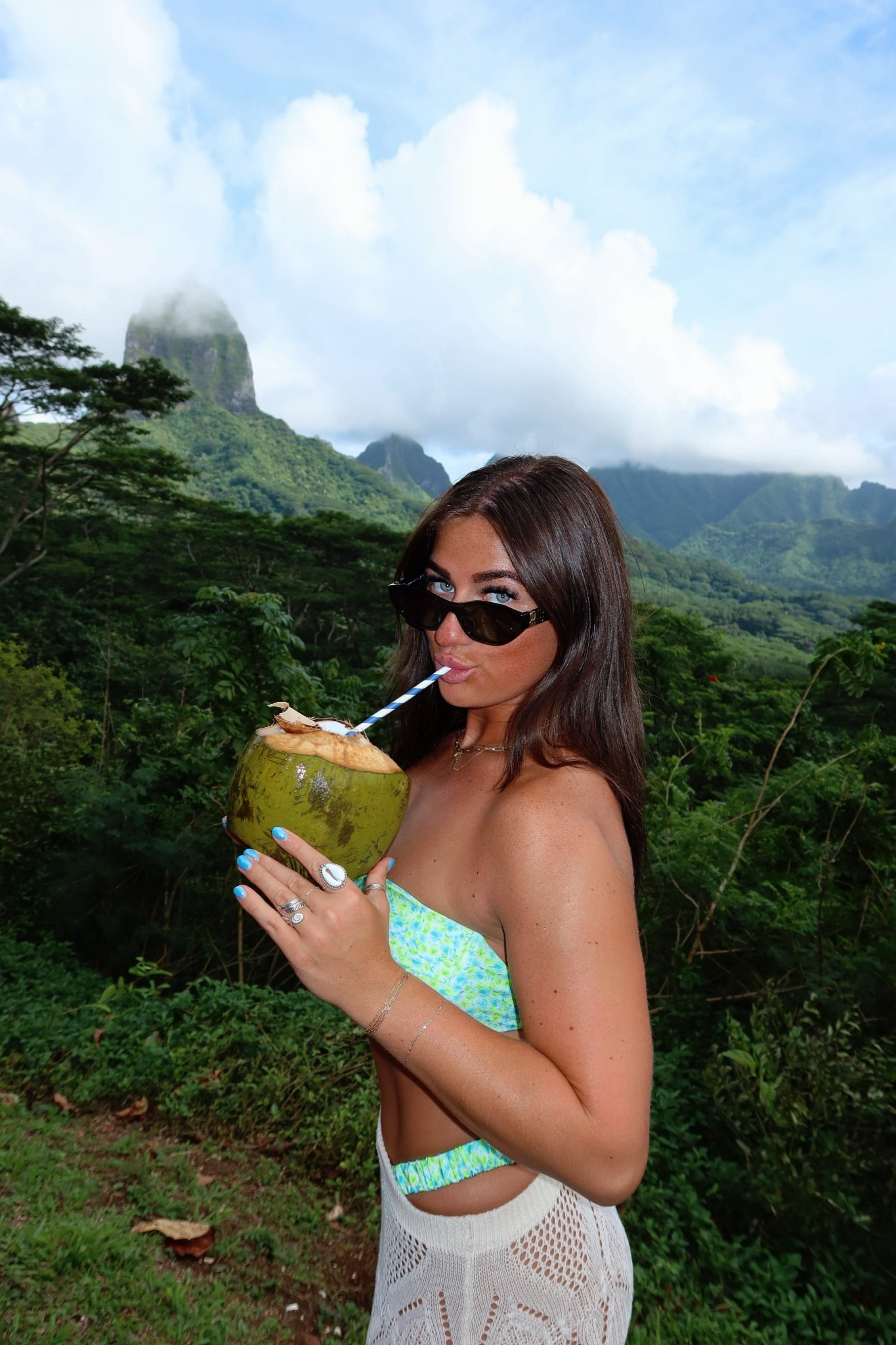 wearing a medium in the bikini and a small in the cover up

#LTKSeasonal #LTKFindsUnder100 #LTKStyleTip