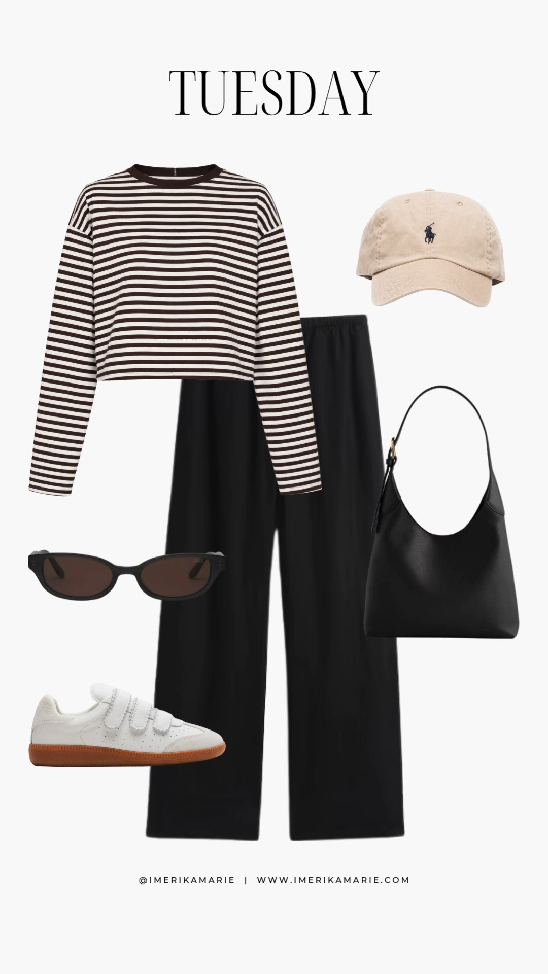 Tuesday Outfit Inspo 🤎

spring outfits 2026. brown striped shirt. black linen pants. white sneakers. ralph lauren hat. 

 

#LTKootd #LTKSeasonal #LTKPetite
