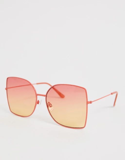 ASOS DESIGN 70's metal square sunglasses | ASOS US
