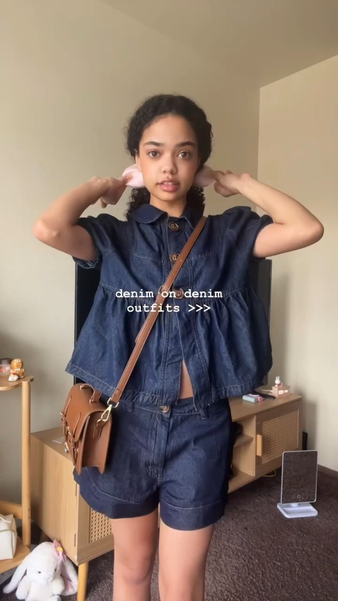 Loving this denim on denim outfit for spring and summer~ a denim set with a good mary jane shoe is all I need haha <3 

The denim matching set is from Shop Cider ~ the denim shorts are so adorable and I love a good denim top.

If you need easy outfit inspo or struggle with how to style clothing, a good outfit set makes everything easier while while making you look like you are wearing iconic pinterest outfits. 


#LTKFindsUnder100 #LTKStyleTip #LTKSeasonal