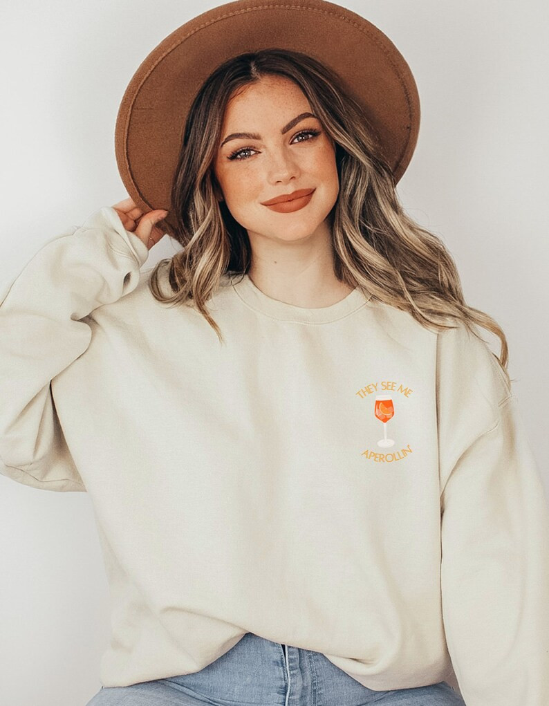 Aperol Spritz Sweatshirt,Spritz Season Sweatshirt, Aperol Spritz Fan, Italy Inspired Sweatshirtt,... | Etsy (US)