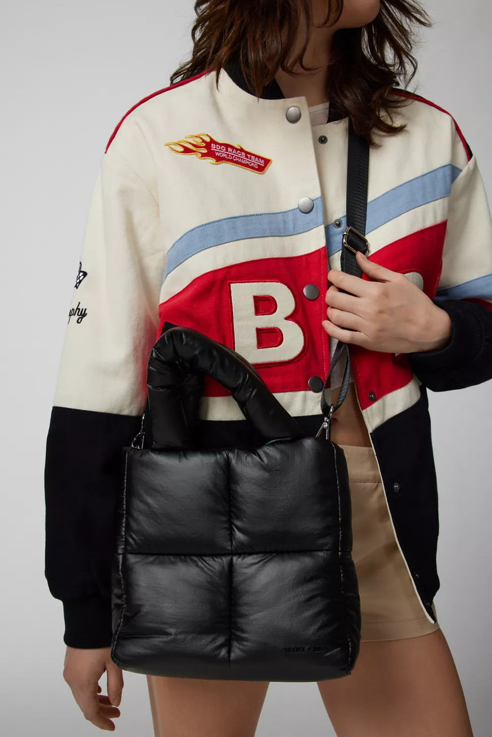 Silence + Noise Millie Puffer Mini Tote Bag | Urban Outfitters (US and RoW)