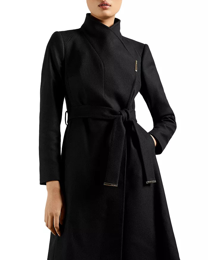 Midi Wool Wrap Coat | Bloomingdale's (US)