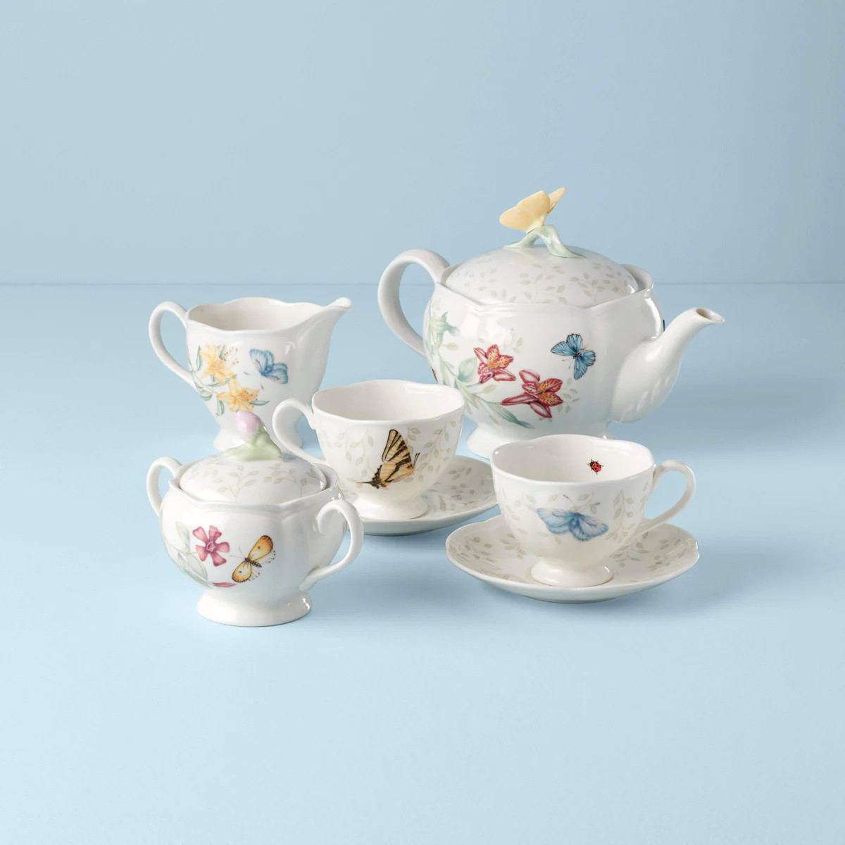 Butterfly Meadow 7-Piece Tea Set | Lenox