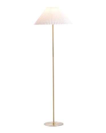 59in Pleated Shade Floor Lamp | TJ Maxx