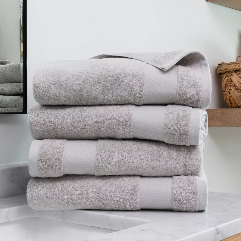 Set Of 4 Bath Towels, 100% Super Plush Premium Cotton - Becky Cameron | Target