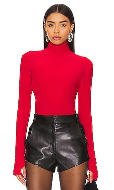 Norma Kamali x REVOLVE Turtle Top in Tiger Red from Revolve.com | Revolve Clothing (Global)