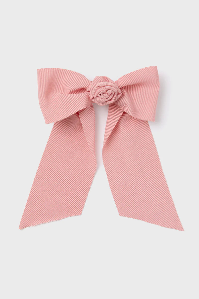 Pink Rosette Hair Bow | Tuckernuck (US)