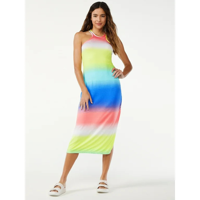 Love & Sports Women's Bodycon Cover-Up Dress with Racerback - Walmart.com | Walmart (US)