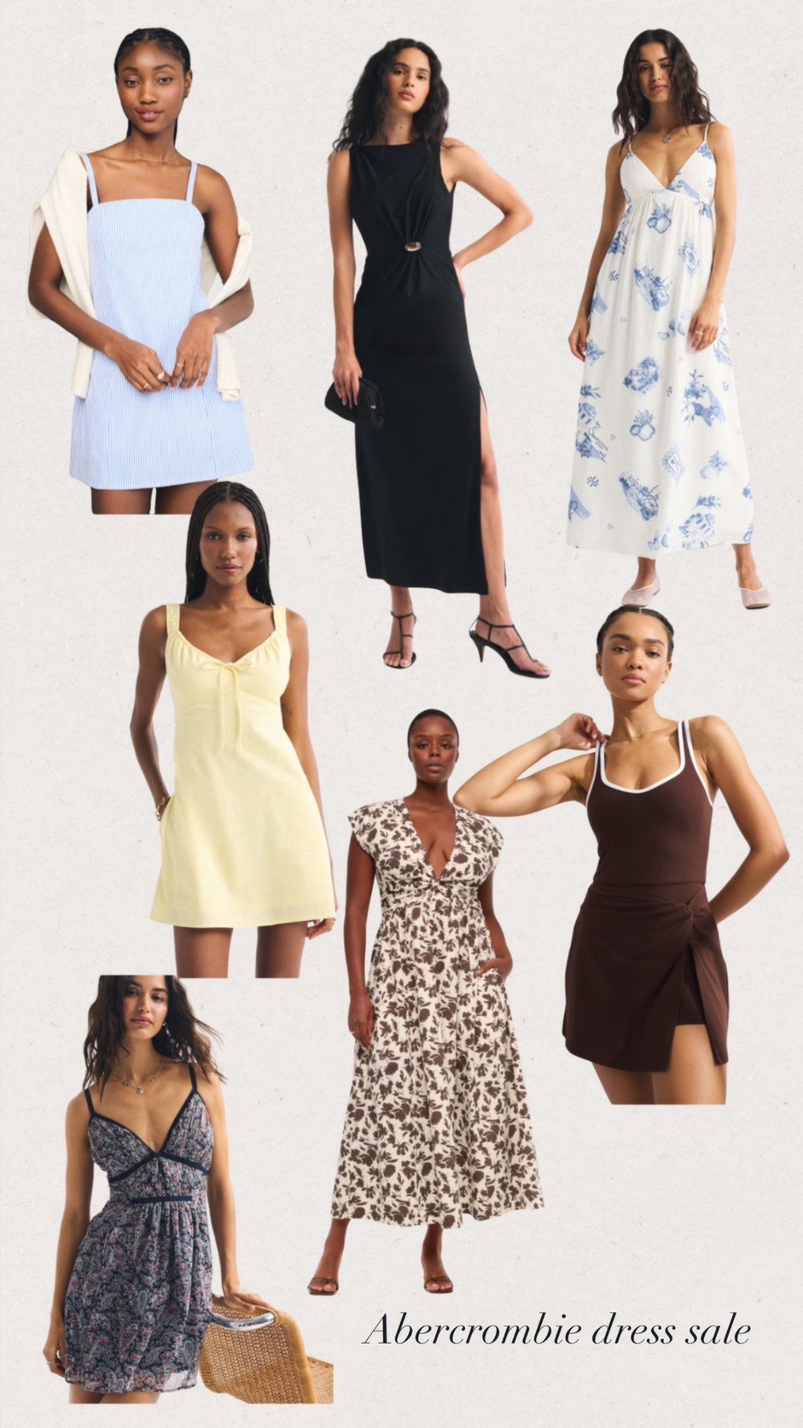 25% off all Abercrombie dresses! 