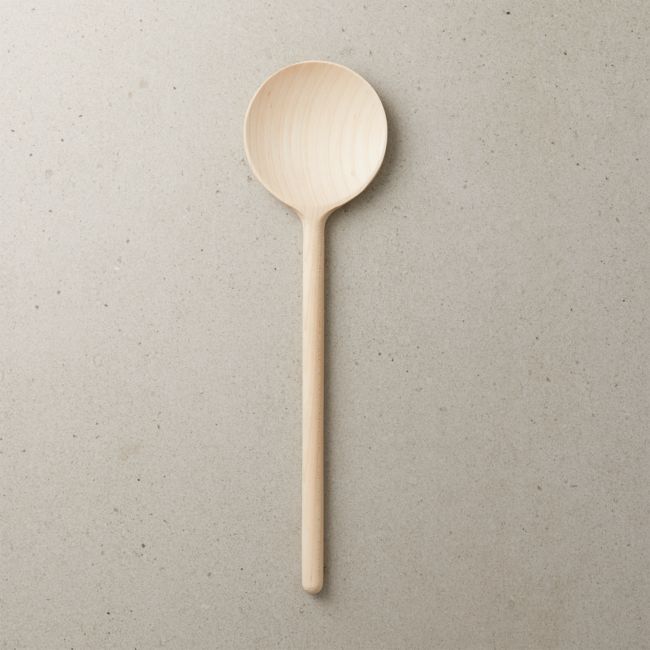 Narrow Maple Wood Spoon | CB2