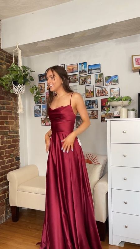 This viral dress is now available in gold and in rust. It’s the perfect long dress for proms, military balls, and any black tie event. ❤️❤️

#LTKwedding #LTKMostLoved #LTKVideo