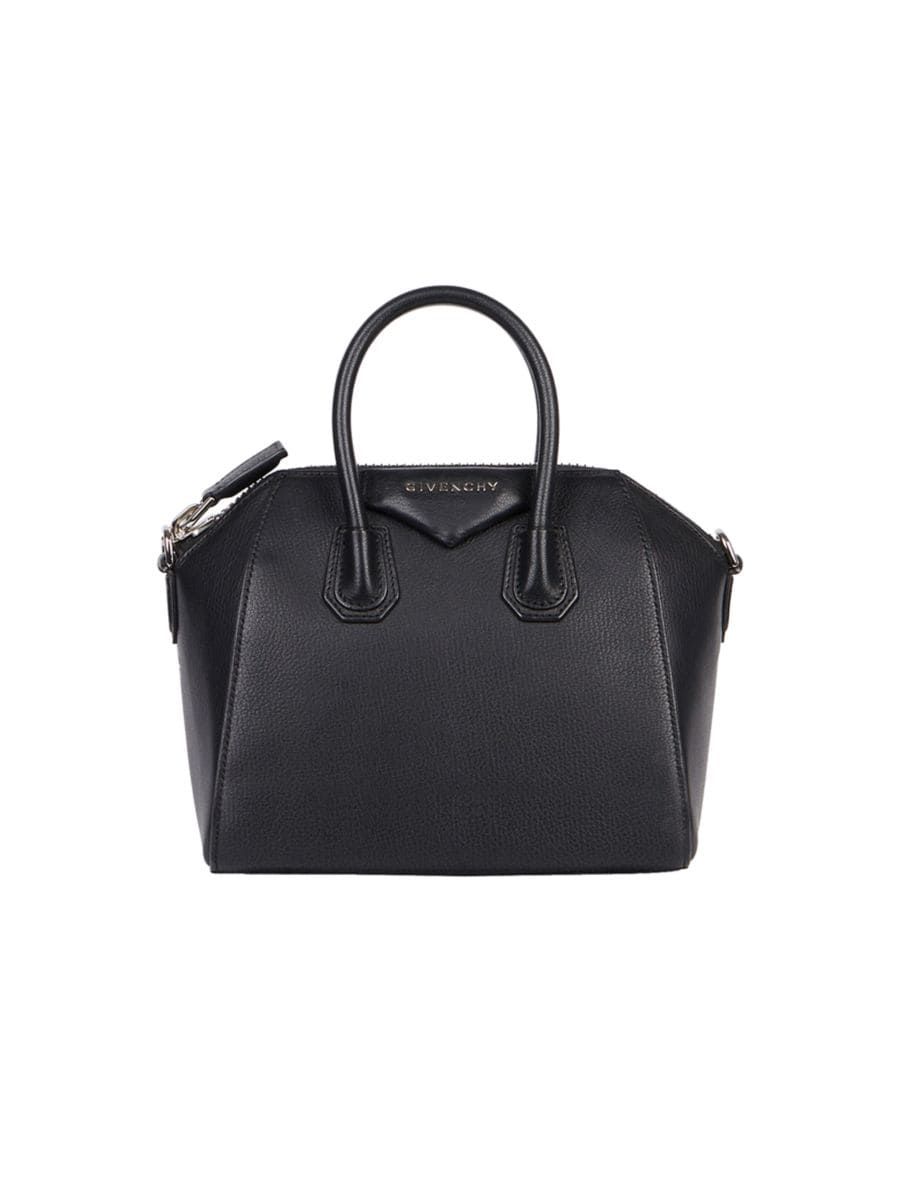 Mini Antigona Bag In Grained Leather | Saks Fifth Avenue