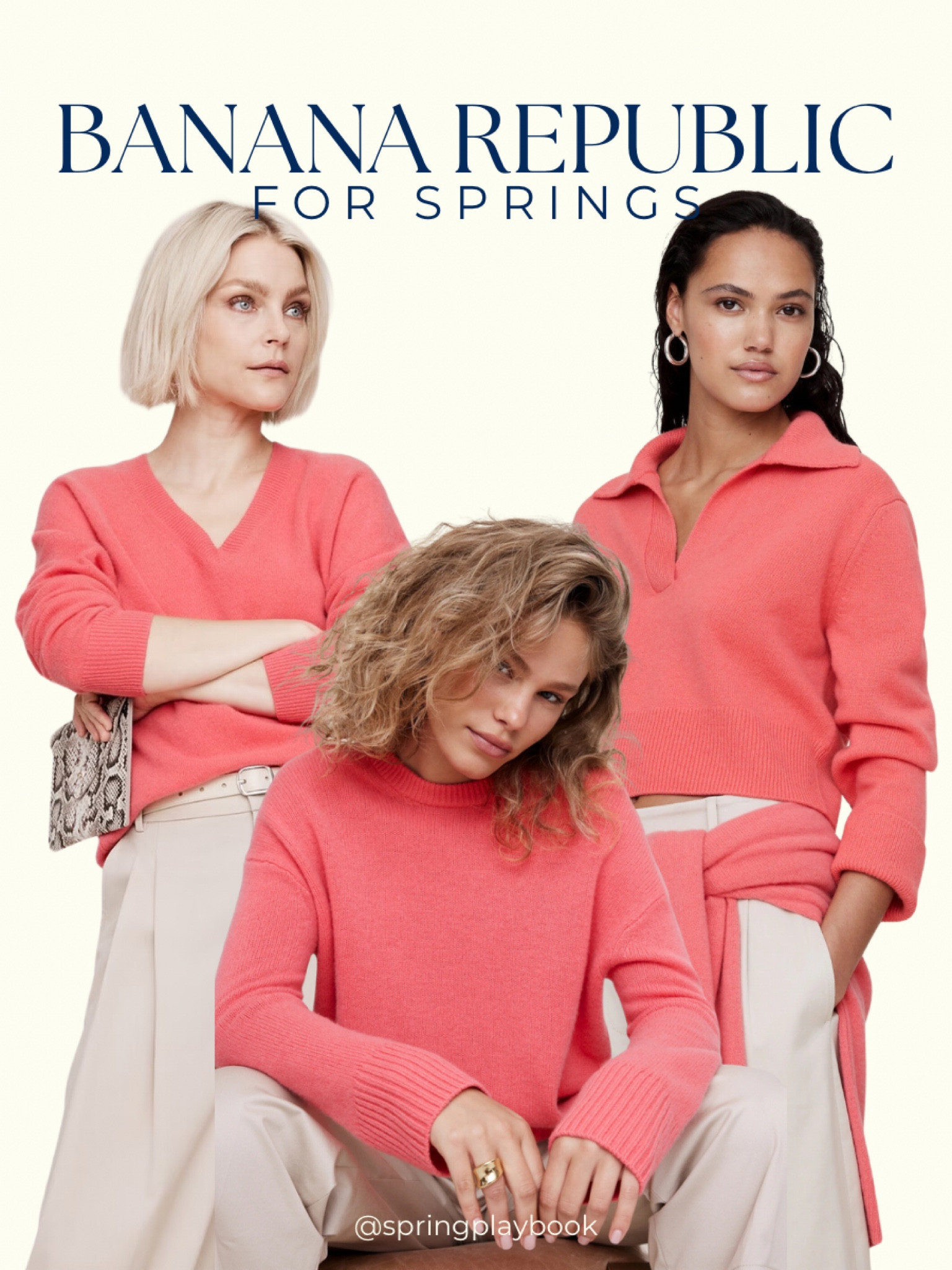 Banana Republic has a gorgeous Coral Pink that is sure to make anyone fall in love with the Spring palette. Best for Warm/True & Light Spring. 

#createdcolorful #createdcolorfulspring #hocspring #tcispring #pcaspring #lightspring #warmspring #truespring #brightspring #clearspring #paintboxspring #bluespring

#LTKStyleTip #LTKWorkwear #LTKSeasonal