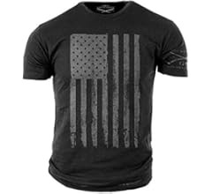 Grunt Style America Patriotic Flag Men’s Shirt | Amazon (US)