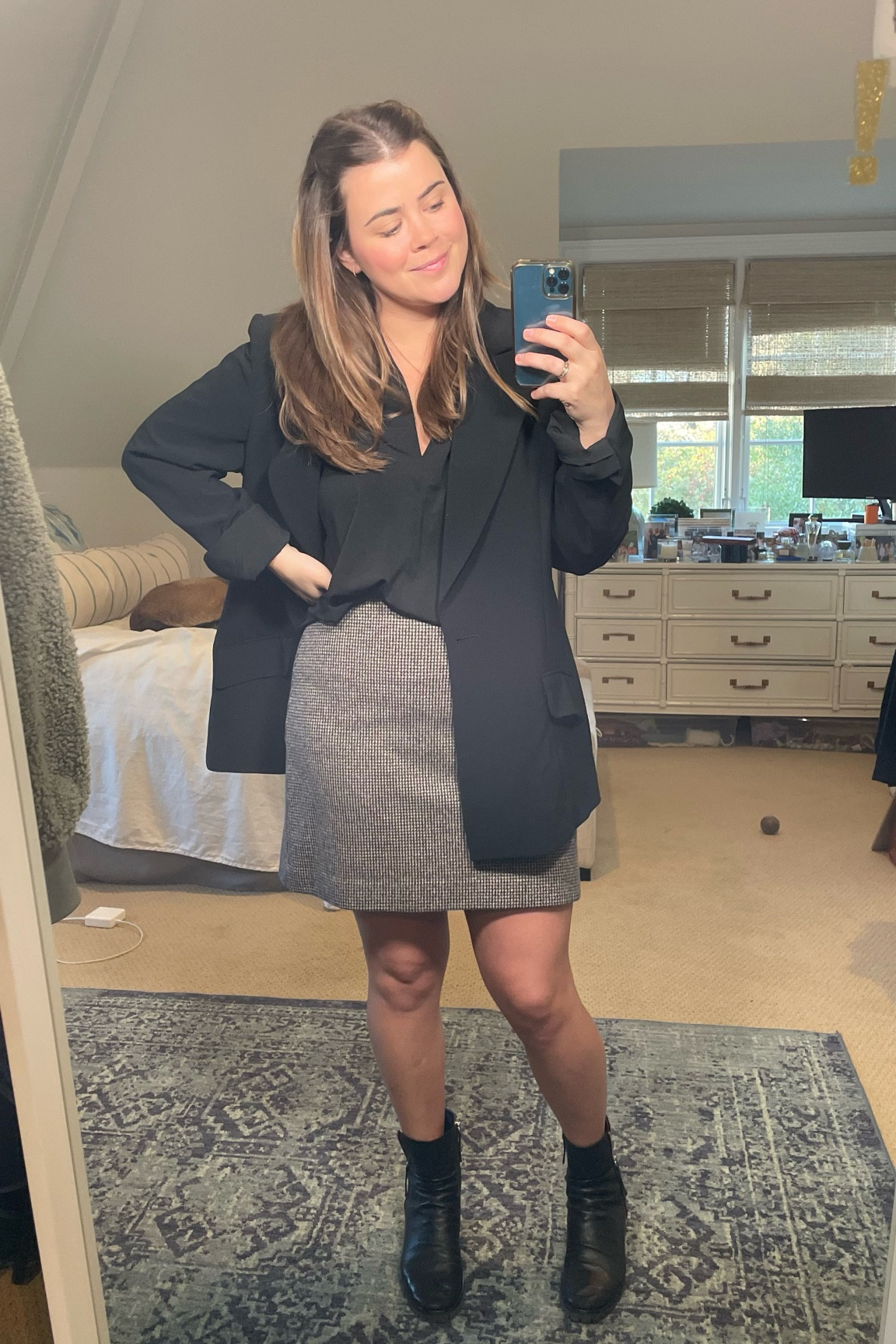 Outfit of the day! My skirt is old, but I’ve found similar styles for you. 

For reference, I’m wearing a theory skirt in a size 10. 

#LTKFind #LTKworkwear #LTKstyletip