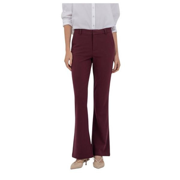 Women's KUT from the Kloth Stella High Rise Flare Trouser Dress Pants 0 Bordeaux Capri | Scheels Sports