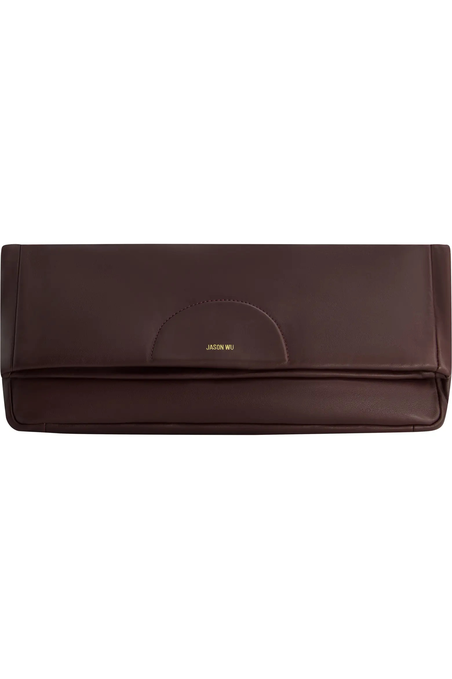 Jasnon Wu Elegant Fold-Over Clutch in Black at Nordstrom | Nordstrom