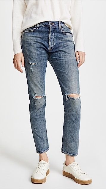 Corey Straight Leg Ripped Jeans | Shopbop