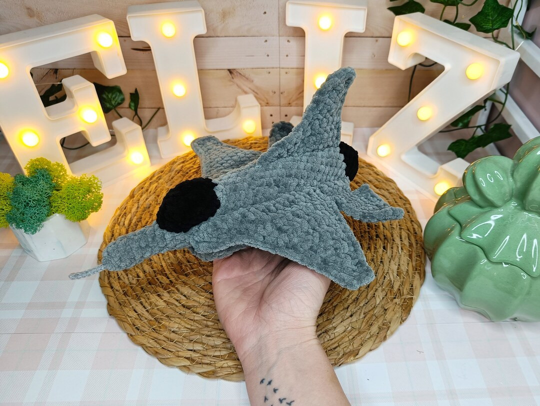 Airplane nursery like F-16 gift for grandson, custom plushie baby boy birthday gift, Father's day... | Etsy (US)