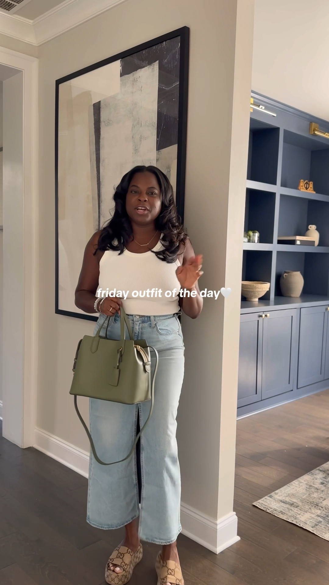 Denim skirt for Friday ootd. Target finds and fall handbag. 

#LTKCon #LTKFallSale #LTKNYFW