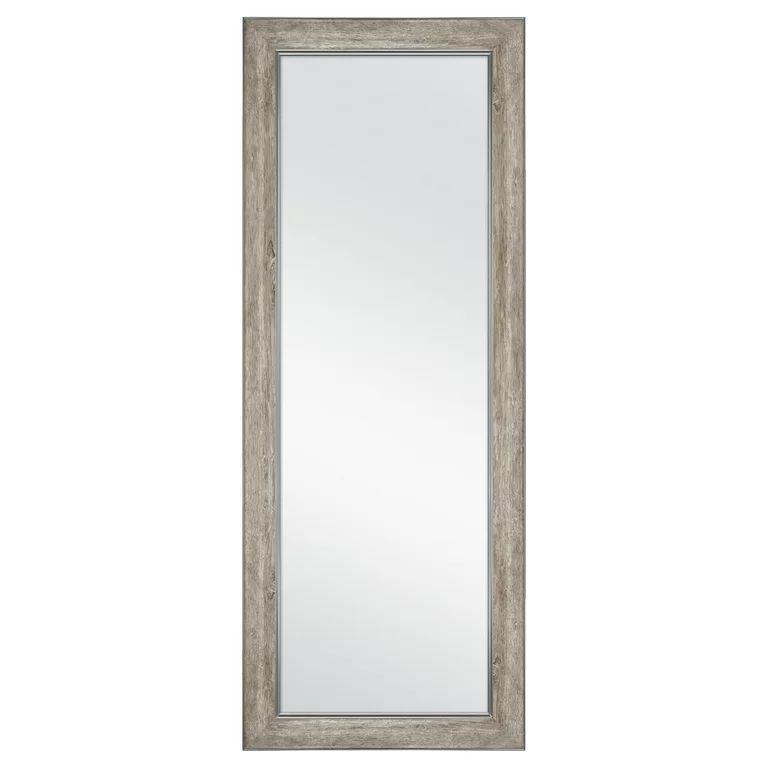 Better Homes & Gardens 27" x 70" Rectangular Leaner Mirror, Gray Rustic | Walmart (US)