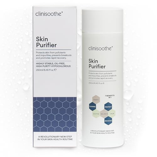 Clinisoothe+ Skin Purifier 250ml Pour Top - with Hypochlorous Technology to Protect The Skin from pollutants and impurities, Prevent breakouts and Promote Rapid Recovery | Amazon (UK)