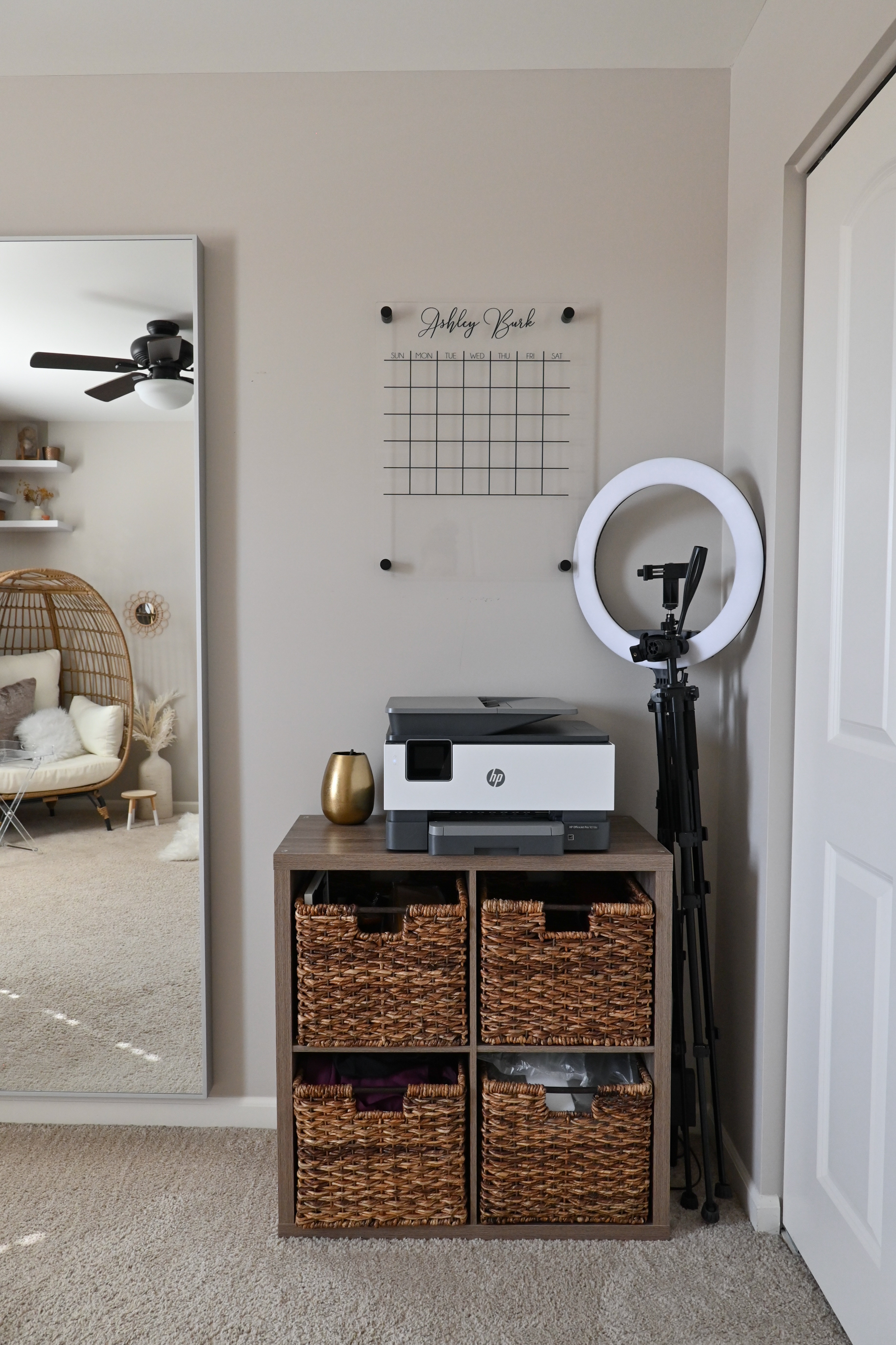 Little business center corner of my studio space. Gotta have a little business to make all the magic happen. ✨ 

#LTKFindsUnder100 #LTKHome #LTKFindsUnder50