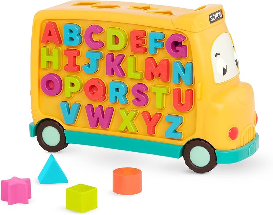 B. toys – Educational School Bus – Toy School Bus with 26 Letters & 4 Shapes – Magnetic Boa... | Amazon (CA)