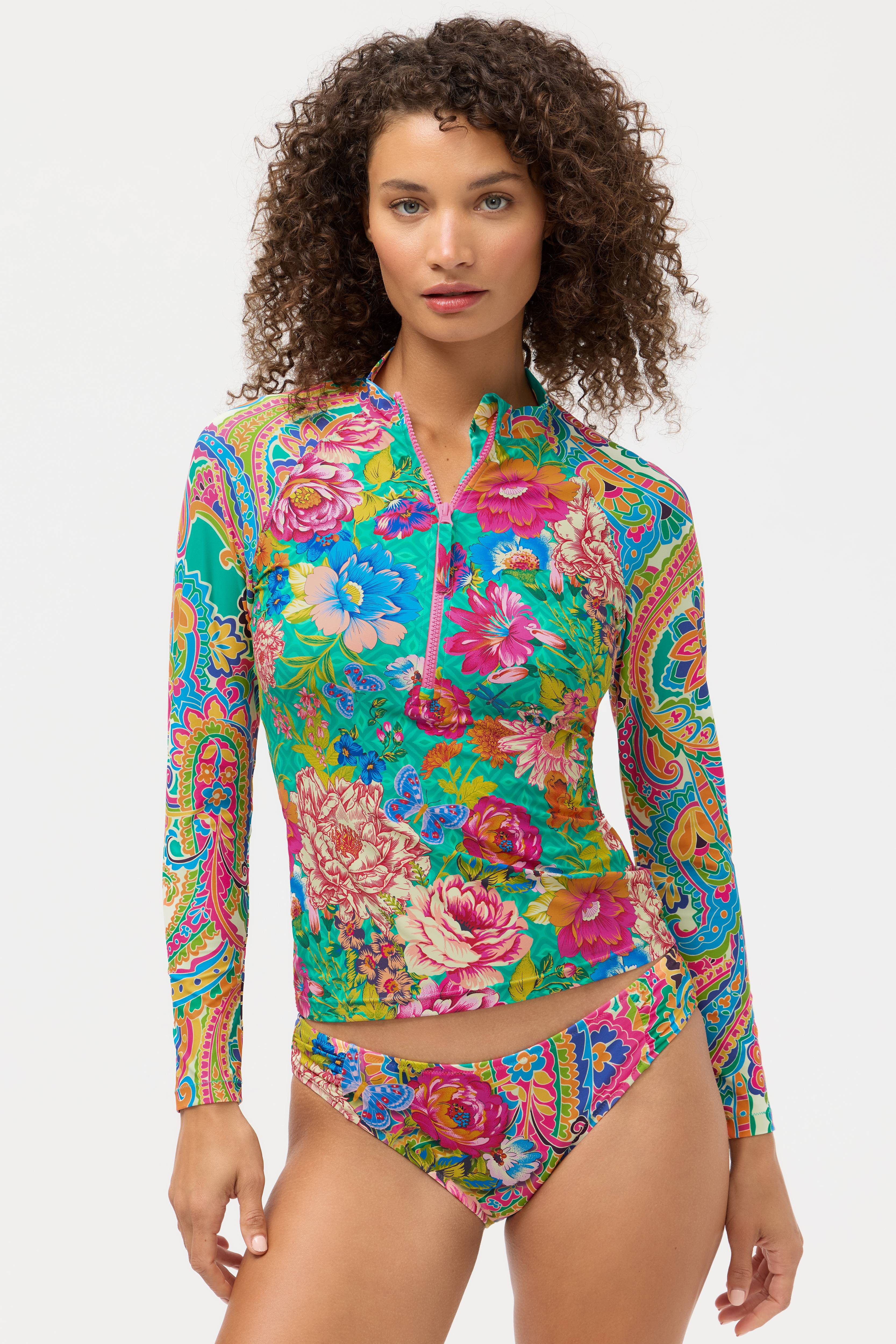 SWEETSPIRE LONG SLEEVE SURF SHIRT
                                
                              ... | Johnny Was