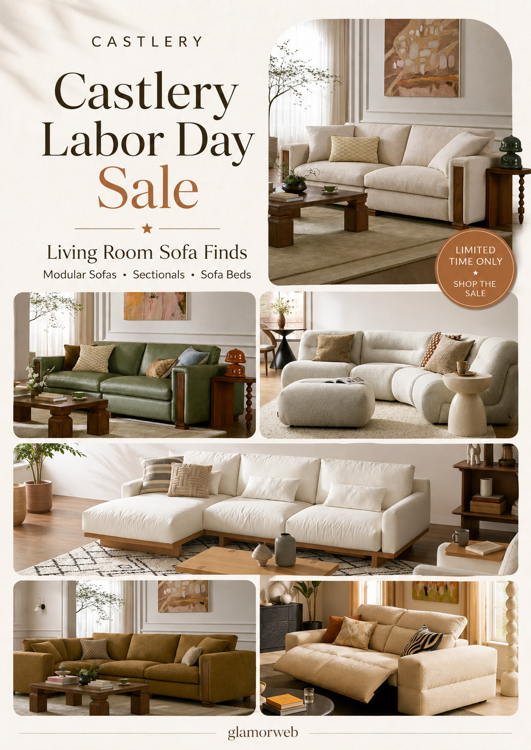 Castlery’s Labor Day Sale has sooo many good living room finds right now 🛋️✨ From cozy modular sofas and oversized sectionals to sofa beds, sleeper sofas, curved couches, and everyday living room favorites, there are so many pretty options for a fall home refresh. Loving all the warm neutrals, creamy textures, deep comfy seating, and modern shapes that make a space feel instantly more elevated. Definitely worth checking if a new sofa has been sitting on your wishlist! 🤎

#Castlery #CastlerySale #LaborDaySale #LaborDayDeals #LaborDayFurnitureSale #SofaSale #SofaDeals #CouchSale #LivingRoomFinds #LivingRoomFurniture #LivingRoomInspo #LivingRoomIdeas #LivingRoomRefresh #SofaFinds #ModularSofa #ModularSofas #SectionalSofa #SectionalSofas #SofaBed #SofaBeds #SleeperSofa #ModernSofa #CurvedSofa #BoucleSofa #CozySofa #NeutralLivingRoom #ModernLivingRoom #CozyLivingRoom #LuxuryLivingRoom #FurnitureFinds #FurnitureDeals #HomeFinds #HomeDeals #HomeRefresh #FallHomeRefresh #FallLivingRoom #FallHomeInspo #HomeInspo #HomeDecorIdeas #LTKHome #LTKHomeInspo #LTKFinds #LTKDeals #LTKSaleAlert 

 #LTKSeasonal #LTKHome #LTKSaleAlert