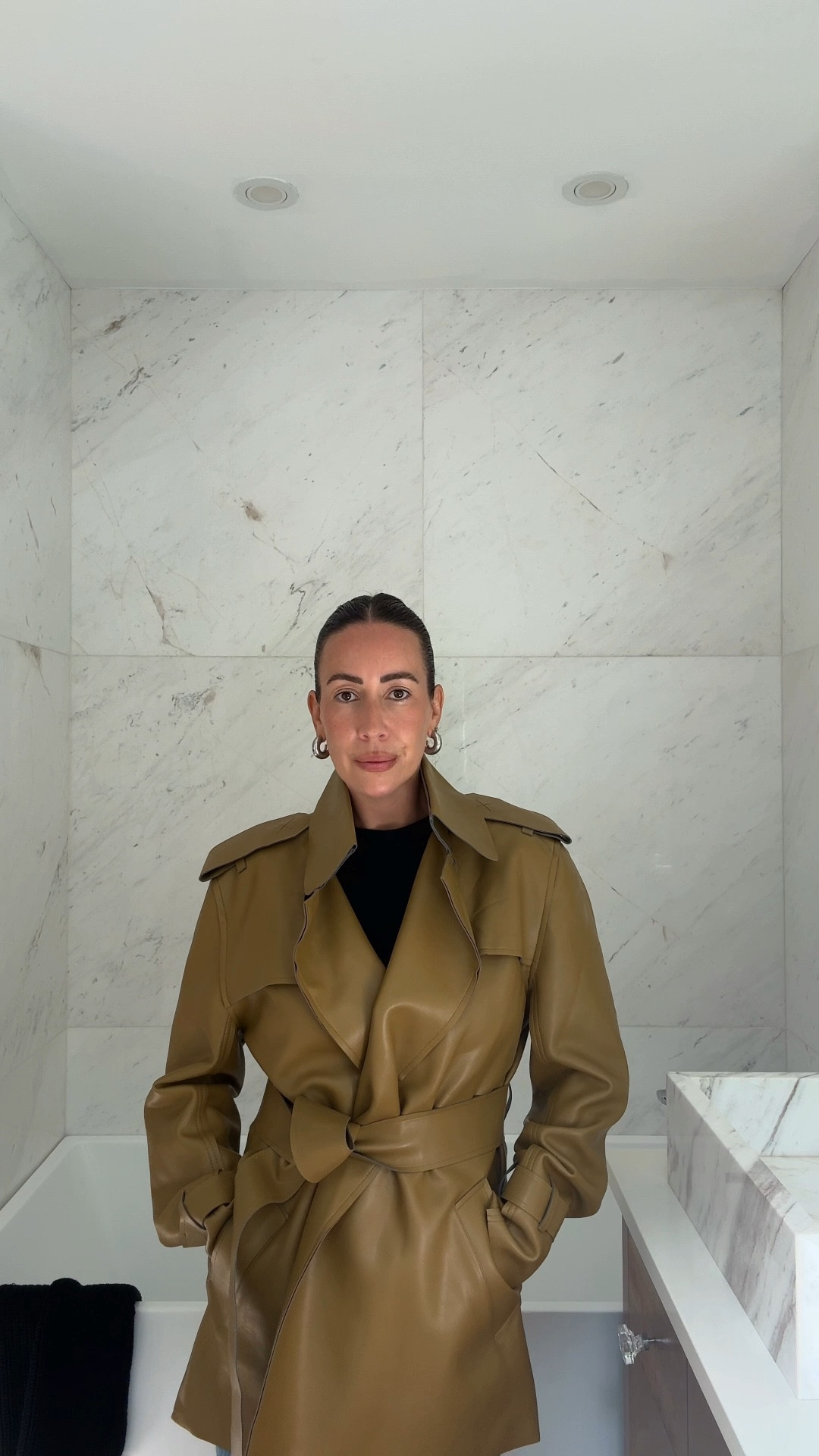 Little trench 🤎 #trenchcoat 

#LTKootd #LTKCyberWeek #LTKGiftGuide