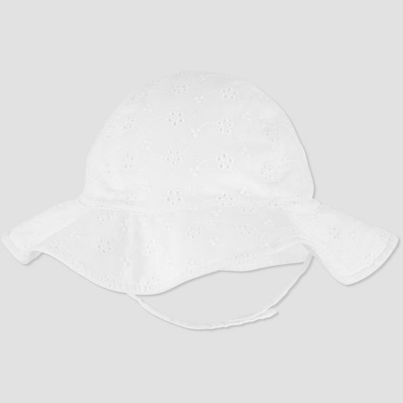 Baby Girls' Eyelet Swim Hat - Just One You® made by carter's White 6-12M | Target